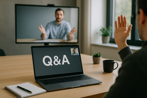 Visio de groupe : Q&A Spécial Mentorat du MERCREDI 